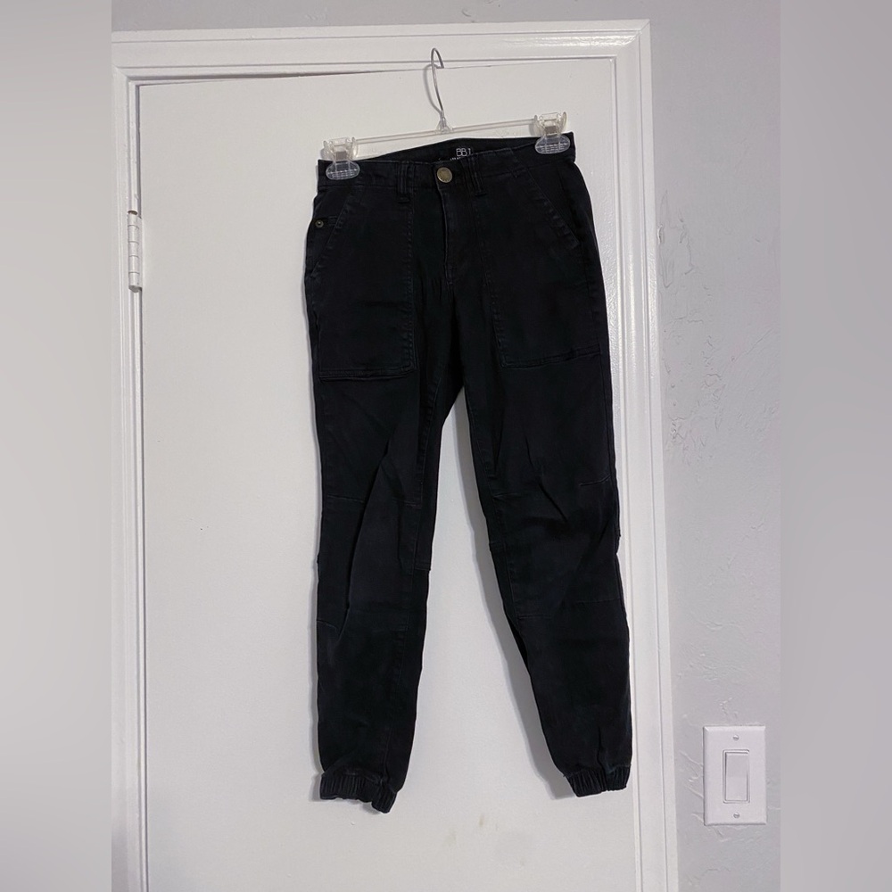 BBJ Black Vancouver Twill Joggers